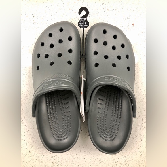 COPY - NWT Crocs Classic clogs, slate grey, unisex size US m9/w11, EUR size 42-… - Picture 2 of 5